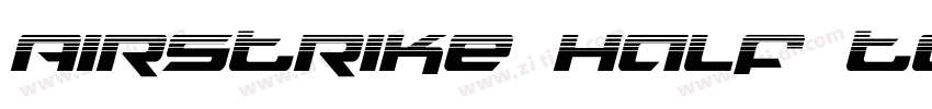 Airstrike Half Tone字体转换